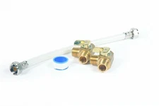 Camco 35963 Supreme Permanent Bypass Kit with 12 Inch Hose