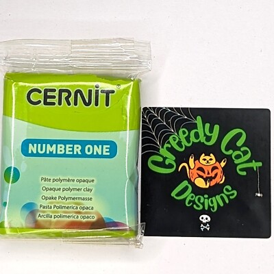 Cernit Number One Lime Green 601 56g