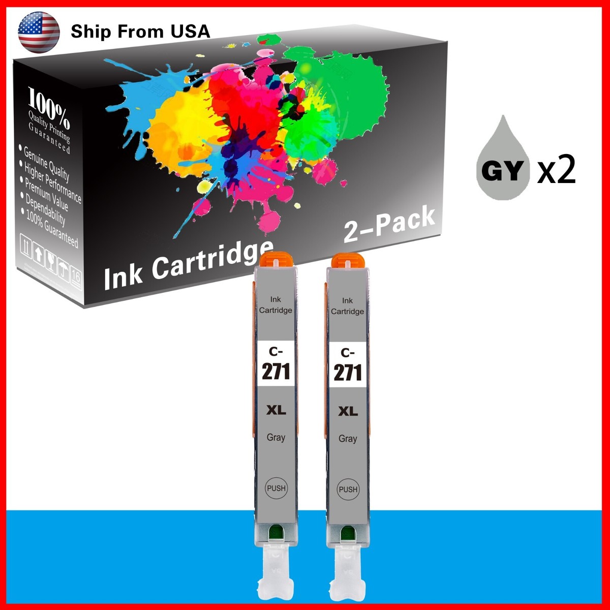 CANON Cartuccia Inchiostro Grigio CLI-65GY - Foto 2