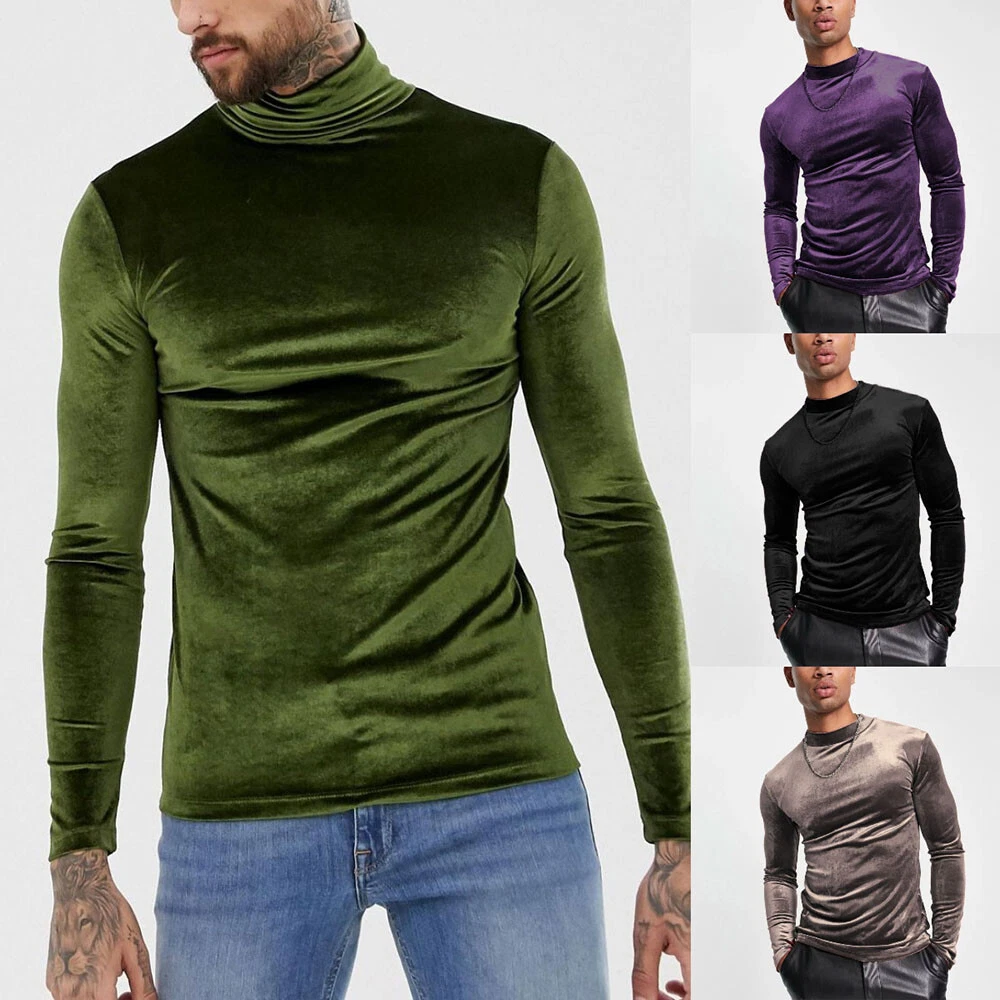 Mens velour hotsell turtleneck