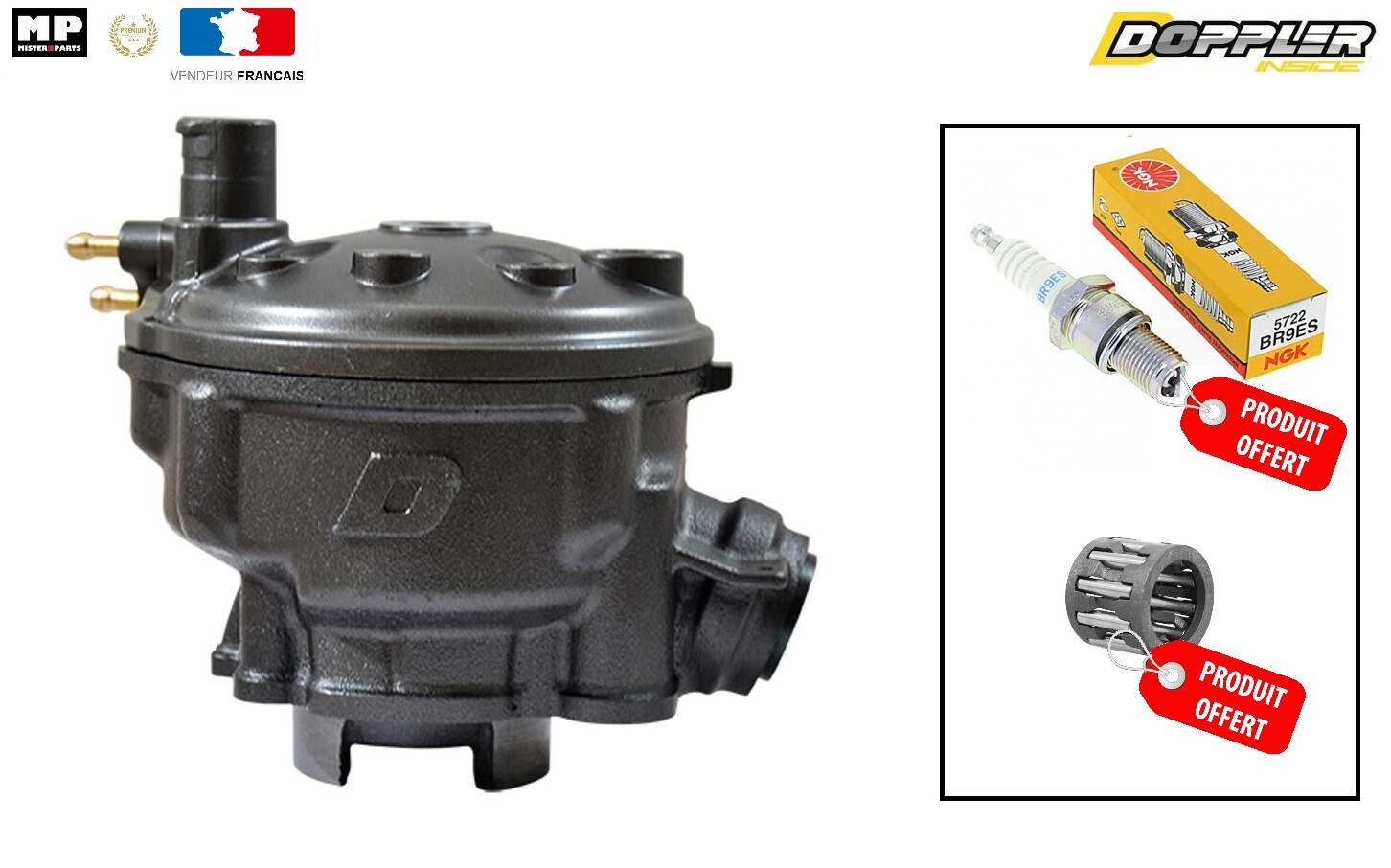 Haut moteur Doppler Vertex 50cc pour réparer une Yamaha TZR50