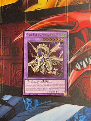 Yu-Gi-Oh! Odd-Eyes Vortex Dragon DOCS-EN045 *Ultimate Rare | 1st ...