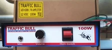 100W ELECTRONIC AIR HORN W/ P.A. VOICE AMPLIFIER. NO P.I.T.A. COMPRESSOR NEEDED!