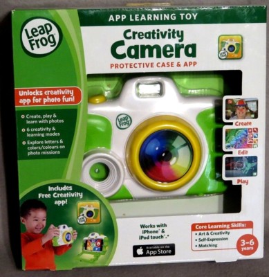 Leap Frog Creativity Camera Protective Case & App New in Sealed Package