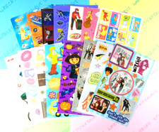 Vintage Sandylion TV Shows  Characters Sticker Sheet Lot Of 15