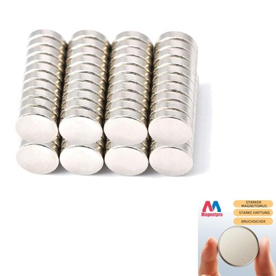 100 Stück Neodym-Magnete – 6 Mm X 3 Mm, Starke Runde Mini-Magnete Für Kühlschrank & Whiteboard