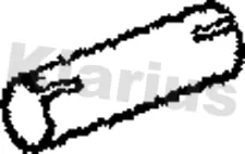 Klarius centre pipe fits Ford focus 1.6 98-04 FE779M