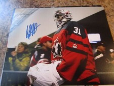 IAN SCOTT SIGNED 8X10 MATTE PHOTO TORONTO MAPLE LEAFS PRINCE ALBERT RAIDERS (G)