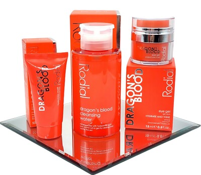 3Pc RODIAL Dragon's Blood Eye Gel, Cleansing Water, Hyaluronic Mask $209 Value!!