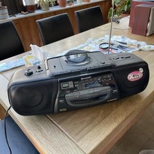 SHARP WQ-CD60H RADIOCASET CD Y PLETINAS FUNCI...