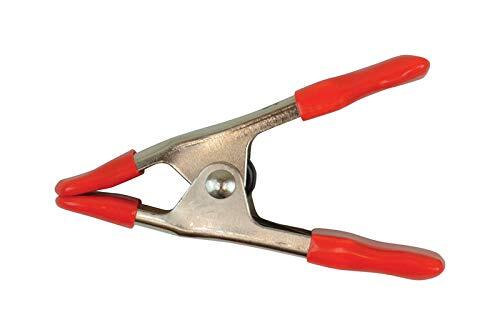 Bessey 1" Metal Spring Clamp 1-1/4" Throat Depth No Marring Tip Sure Grip Handle - Picture 5 of 5
