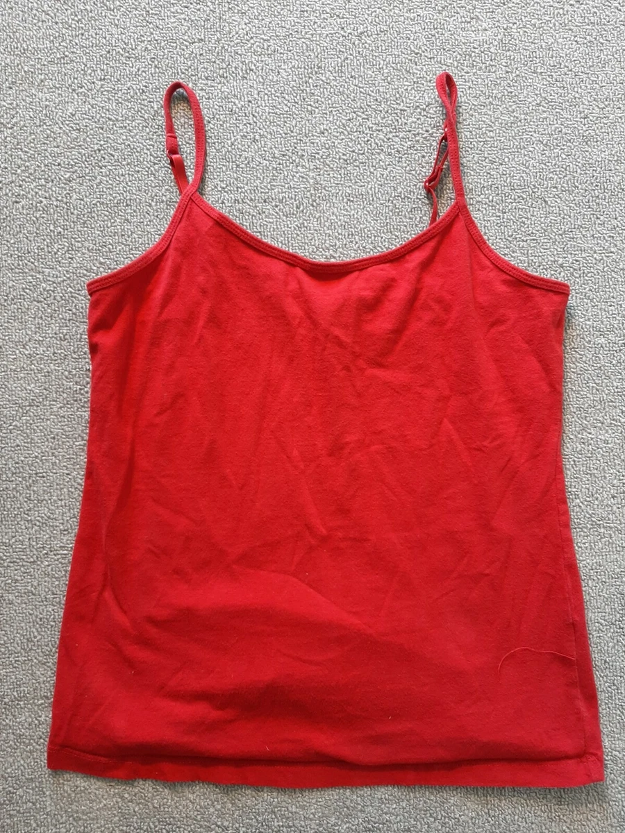 WOMAN S FRENCH LAUNDRY SLEEVLESS Red TANK TOP SIZE M Medium