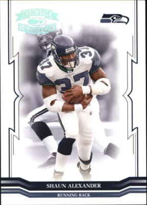 2005 Throwback Threads Silver Holofoil #129 Shaun Alexander /150 - NM-MT