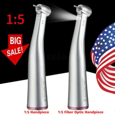 Dental 1:5 (Fiber Optic) Contra Angle Handpiece NSK Style 1.6M Burs