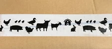 ANIMAL DESIGN SHIPPING PACKING PACKAGING TAPE 1 ROLL 154 YARD x 1.75” CHICKEN