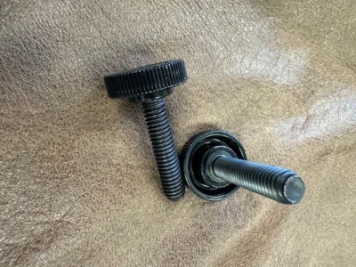 KNURLED KNOB WITH GRADE 8 THREADED STUDS  5/16-18X1-1/2 (Fast Free Shipping)
