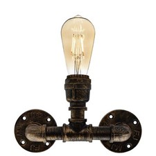 Industrial Vintage Metal Pipe Wall Ceiling Light E27 Pendant Lamp Retro Style