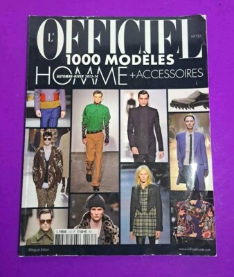 L'OFFICIEL 1000 MODELS MENSWEAR & ACCESSORIES  FALL/WINTER MAR. 2013  