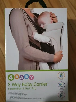 4baby 3 way baby carrier