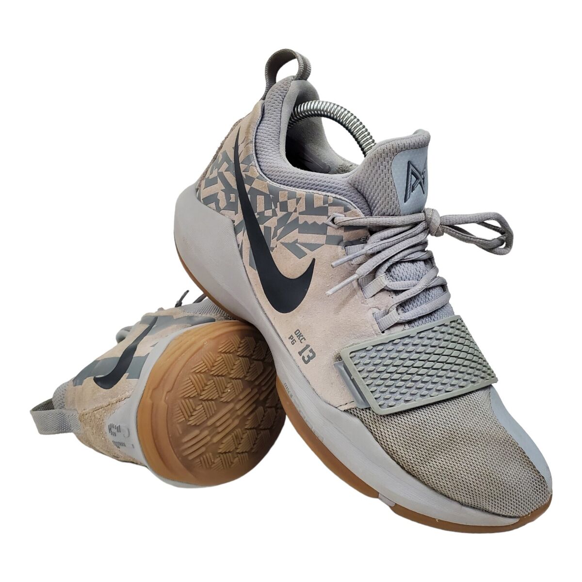 NIKE Shoes PG 1 Mens Size 8.5 Wolf Grey SUPERSTITION NIKE Shoes PG 1 Mens Size 8.5 Wolf Grey SUPERSTITION