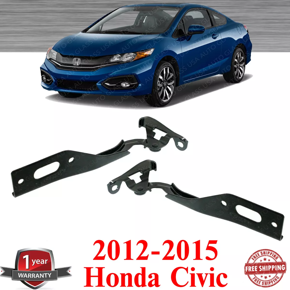 2015 honda civic hood online