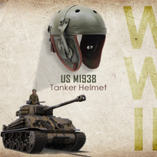 Us M1938 Tanker Helmet Wwii Us Jeep Helmet Vintage Replica Helmet Ww2 Helmet