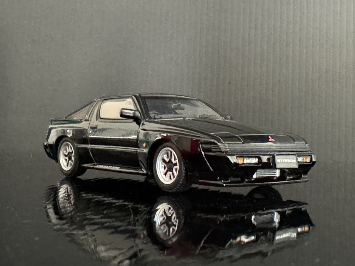 ミニカー Mitsubishi Starion GSR-VR 1/43 DISM 1988 Mitsubishi Starion 2600GSR-VR Black 1/43 With “Adjustable