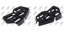 NTY Bumper Mounting Brackets Pair For VW Polo 01-12 6Q0807183A 6Q0807184A