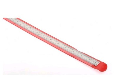SPI 13-965-9 Steel Rule 72'' OAL, 10R, Flexibl 3/4'', Polished Finish, 1/32 & 1/64