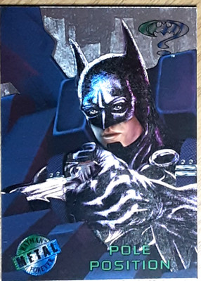 1995 Batman Forever Silver Flasher Card 33 POLE POSITION.