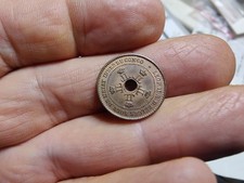 Trés jolie et pas courante 1 ct de 1887 de l'indépendance du Congo.