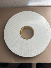 3M Double Coated Urethane Foam Tape 4016, Off White, 1 in x 36 yd, 62 mil