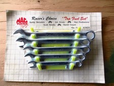 Rare Mac Tools Racing Top Fuel Racers Choice 5 Piece Wrench Set New Scw5tf