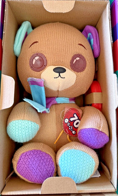 Thready Bear Gift Box 14'' Brand New Interactive Electronic Teddy