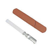 Professional Stainless Steel Nail File with Secure-Grip Handle Primary Colors