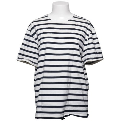 Stradivarius, T-shirt, Größe: XL, Weiß/Schwarz, Baumwolle, Streifen, Damen #03u