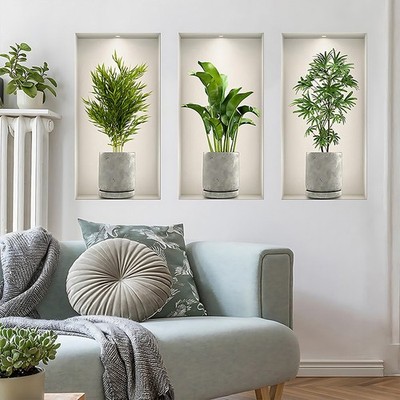 3D Wall Sticker Improve Your Interior With Striking Designs Multipurpose Decal