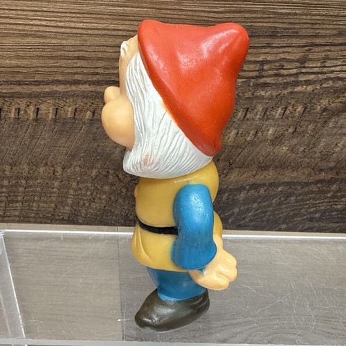 Vintage Walt Disney Happy Dwarf Gummi Quietscher  - Bild 5 von 7