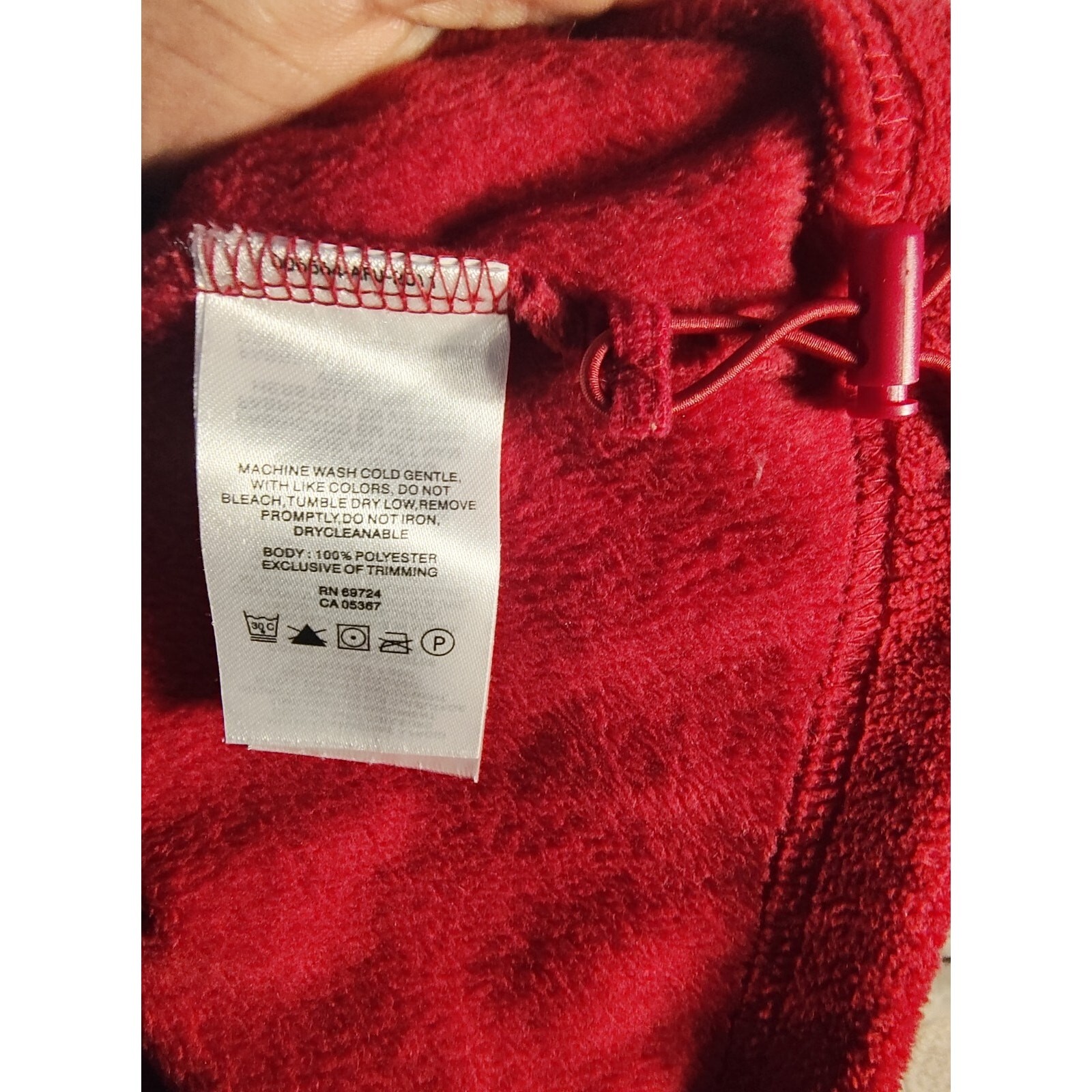 Columbia Basic Fleece Jacket Polyester Solid Full… - image 5