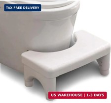 Adjustable Height Potty Step Stool for Adults, Non-Slip Bathroom Squat Aid, Remo