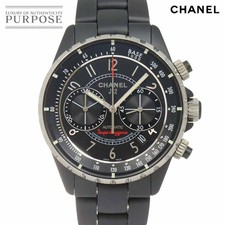 CHANEL J12 Superleggera H3409 Chronograph Men's Watch with Date and Ceramic