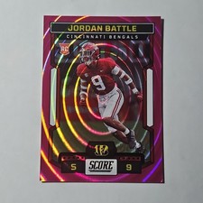 Panini 2023 Score Rookies Jordan Battle #386 Ellipse /199 Alabama Bengals NFL