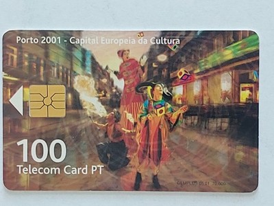 Portugal  2001 - Telecom Card - Porto 2001 - Capital Europeia da Cultura - gebr.
