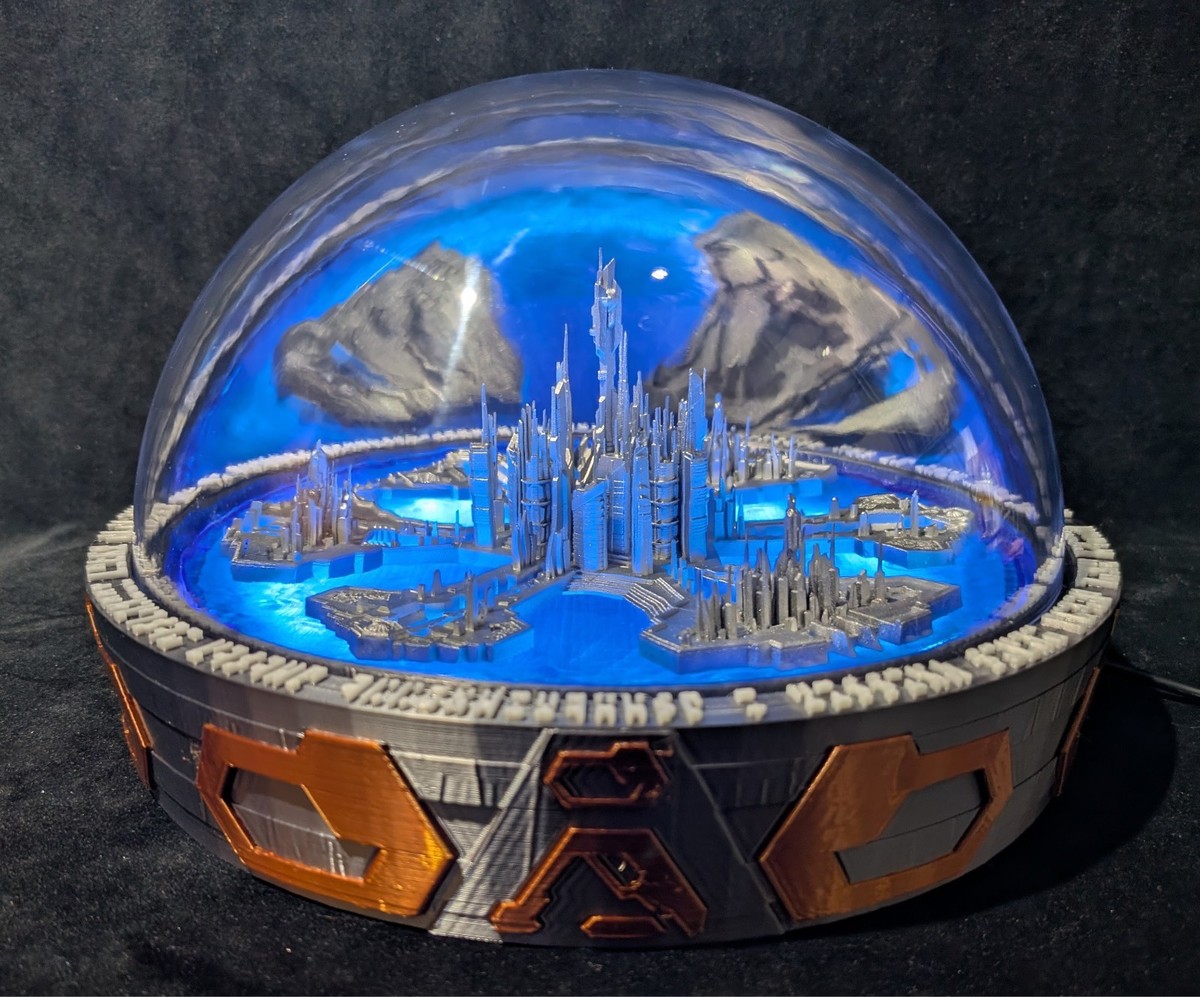 画材 Atlantis Stargate - Atlantis - Atlantis City Ship, 220mm Large Illuminated
