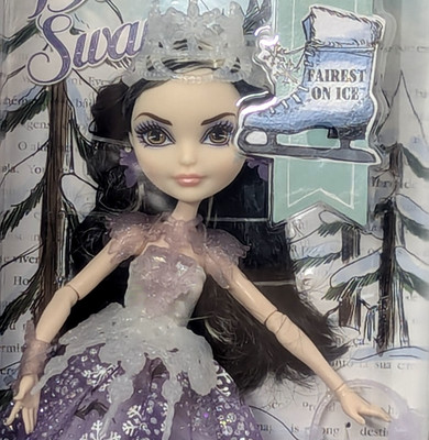 2014 Ever After High Fairest On Ice Duchess Swan Doll Royal Mattel