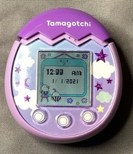 Tamagotchi Pix Sky Purple Handheld Pet Toy 2020 Tested/Works
