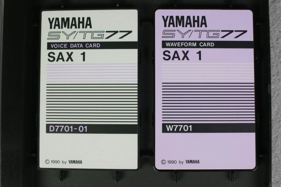 Yamaha SY/TG77 звуковая карта набор - SAX 1 - S7701 - новый - никогда не использовался - РЕДКАЯ - Изображение 3 из 4