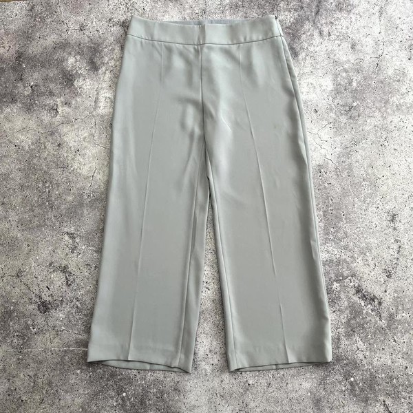 Women Armani Collezioni Trousers Grey Polyester 40