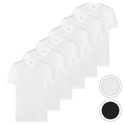 6er Pack - LERROS - Basic - Herren - T-Shirt - Oberbekleidung - V-Ausschnitt - K