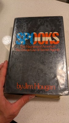 Spooks: True Crime Espionage Hougan 1st Ed/1st Print Hardcover w/ DJ